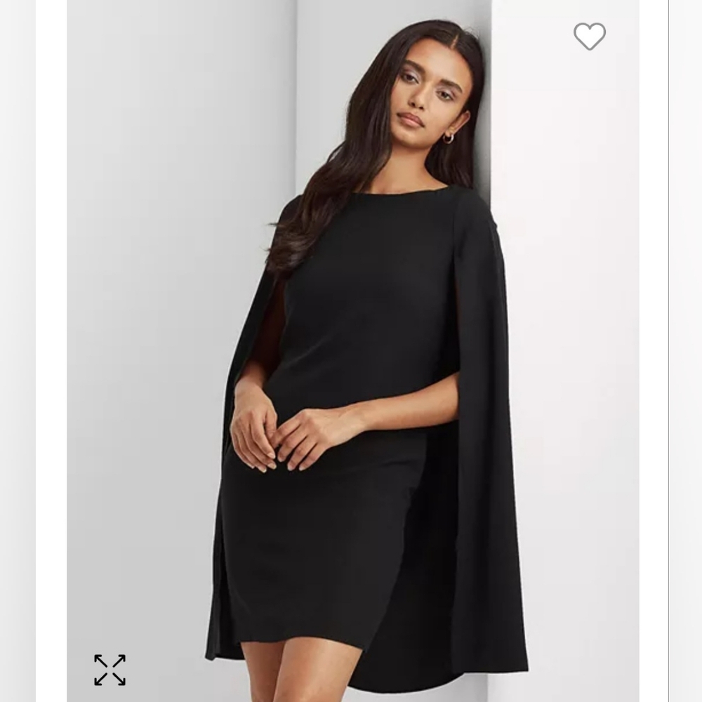 Lauren Ralph Lauren PETRA/ Cape LONG SLEEVE DRESS - Cocktail dress / Party Dress - Picture 11 of 12